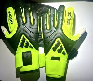 Adidas Goalkeeper  Goalie soccer Gloves Copa GL Pro Black lemon JN5334 Mens 12